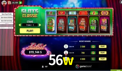 Descubra o Mundo do Cassino Online com 56w